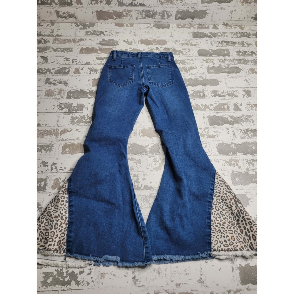 Cowgirl Hardware Girl's Flare Animal Print Jeans Size‎ 7 - Picture 6 of 6